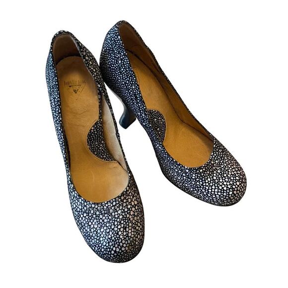 John Fluevog " ATTENTION " Mid High Heels Rounded Toes Women's Shoes Size 6 - Picture 1 of 8